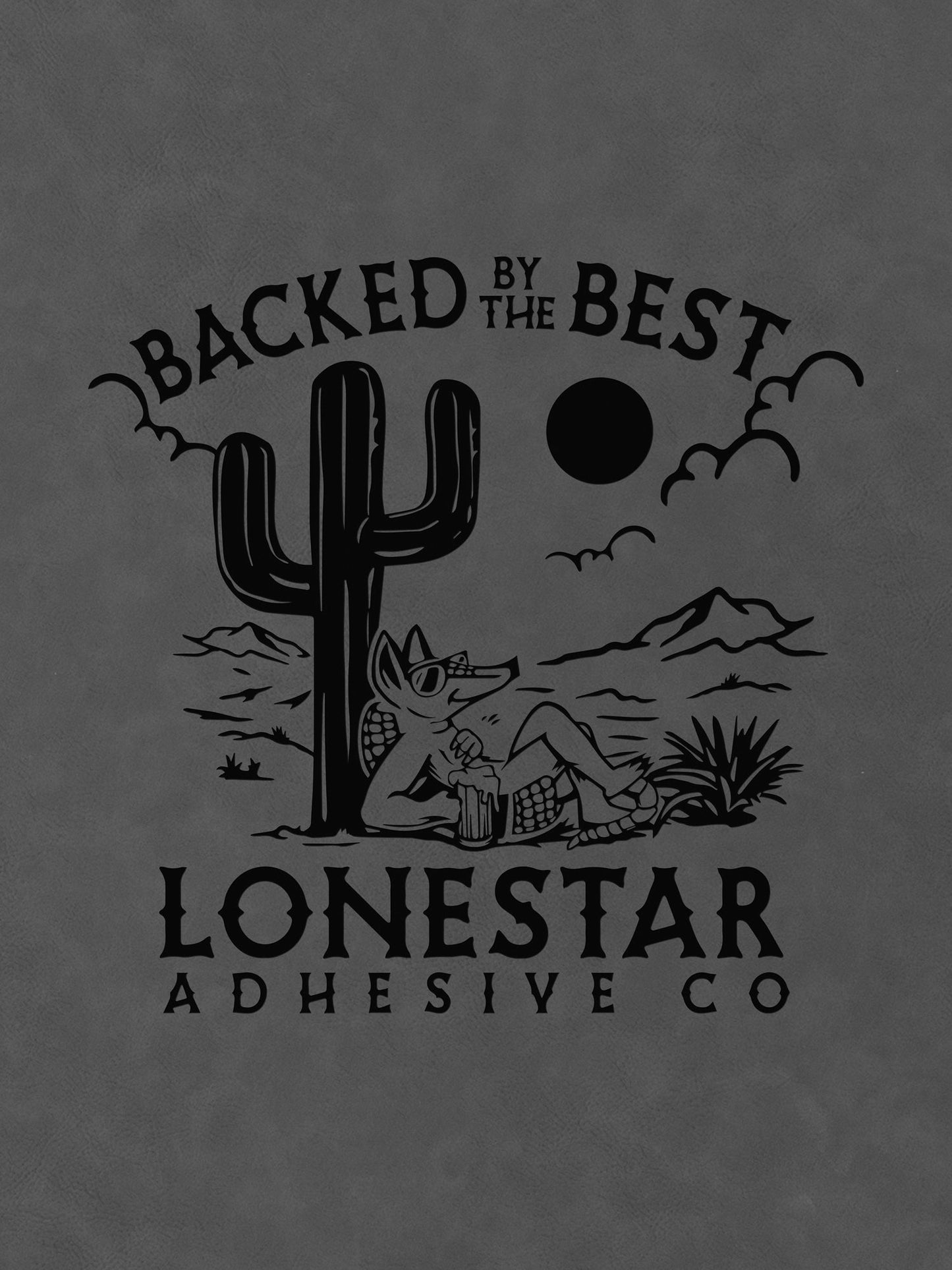 Gray / Black Durra-Bull Premium Leatherette® Sheets (12x24)