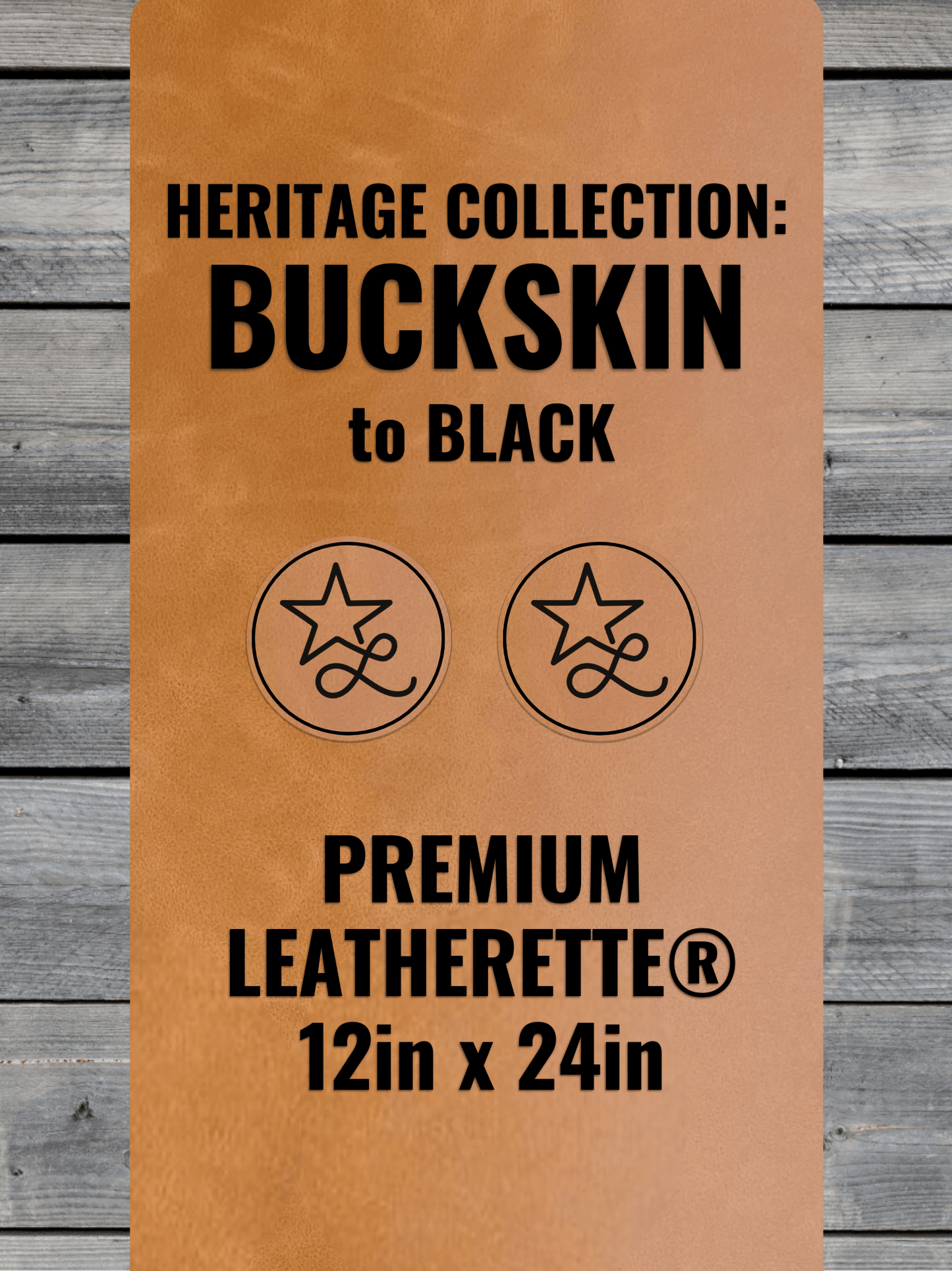 Heritage Collection: Buckskin Durra-Bull Premium Leatherette® Sheets (12x24)