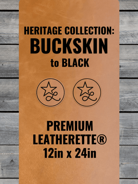 Heritage Collection: Buckskin Durra-Bull Premium Leatherette® Sheets (12x24)