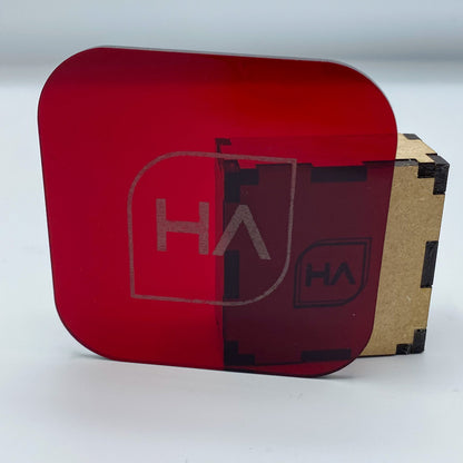 1/8" Translucent Ruby Red Cast Acrylic Sheet