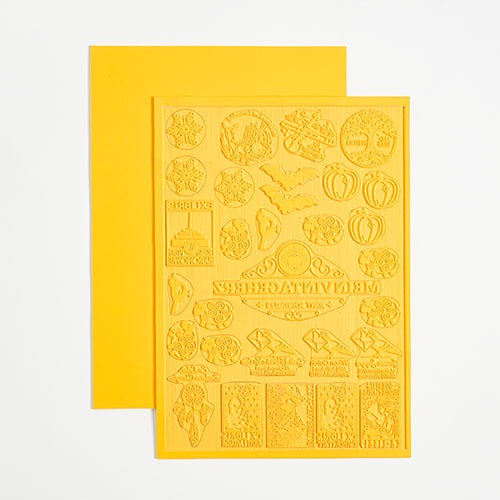 Yellow Arts & Crafts Odorless Laser Rubber