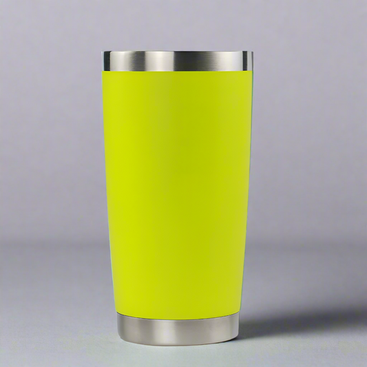 20oz Stainless Tumbler w/ Magnet Sliding Lid - Neon Green