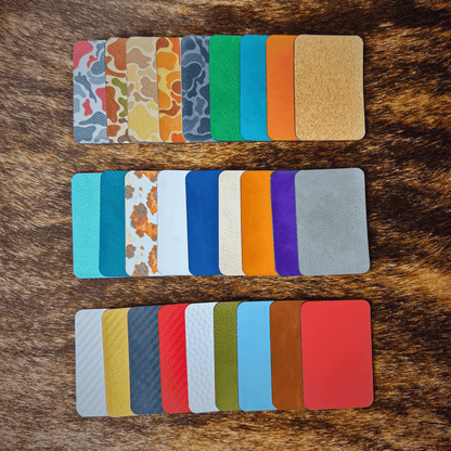 Pre-Cut 2"x3" Rectangle Premium Leatherette® Patches