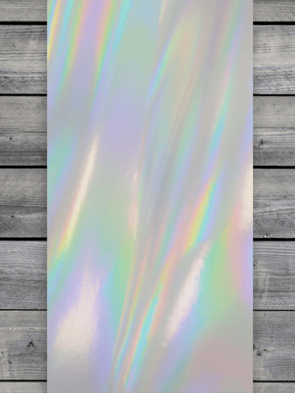 SUBTLE Holographic Silver / Black Durra-Bull Premium Leatherette® Sheets (12x24)