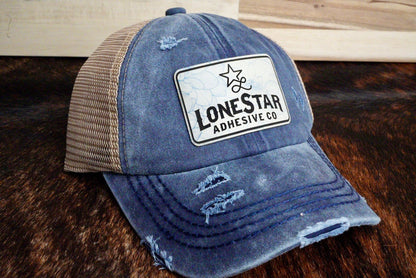 UV Printed Premium Leatherette® Sheets (12x24) - Blue Dahlia