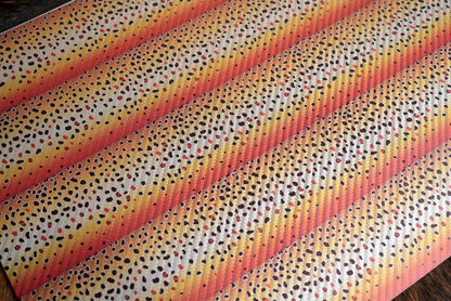UV Printed Premium Leatherette® Sheets (12x24) - Brown Trout